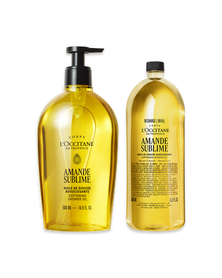 &Oacute;leo de Banho Amande Sublime 500ml com Eco-Refil